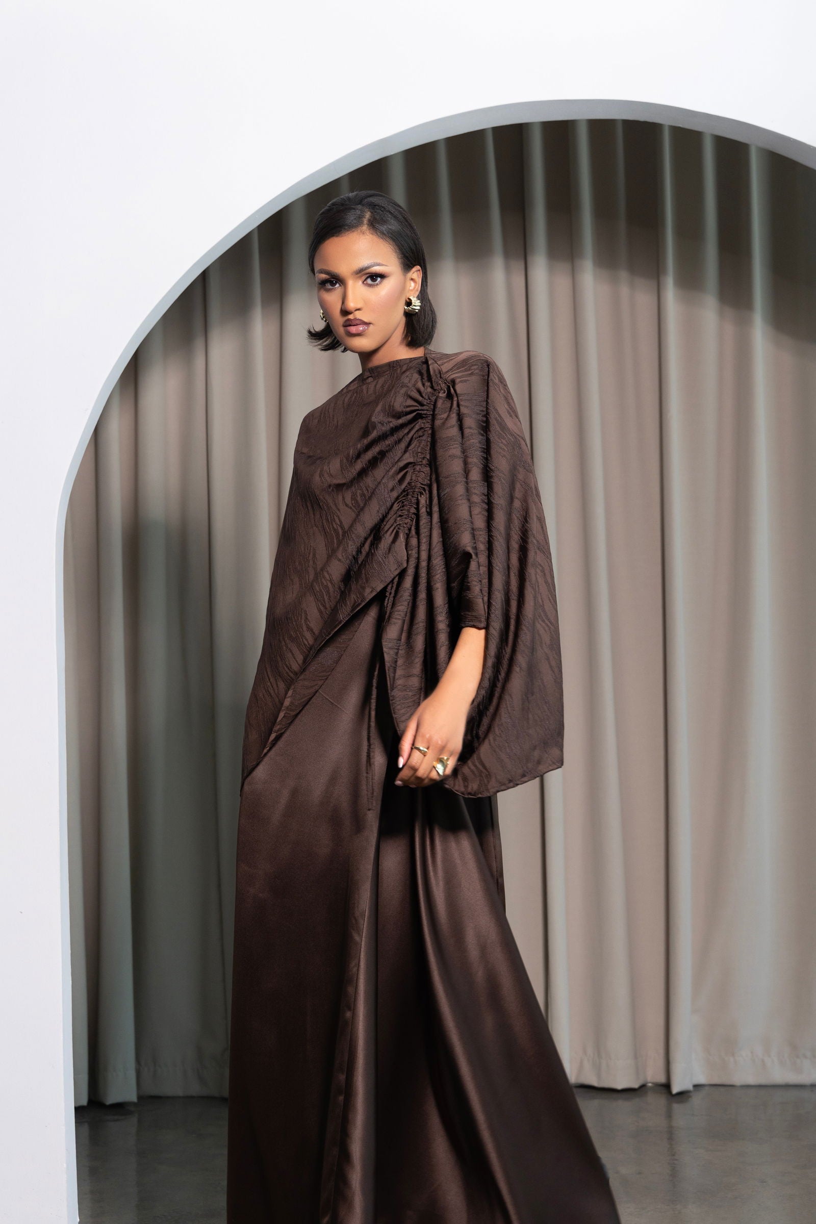 Set NOOR marron - HAURA COUTURE